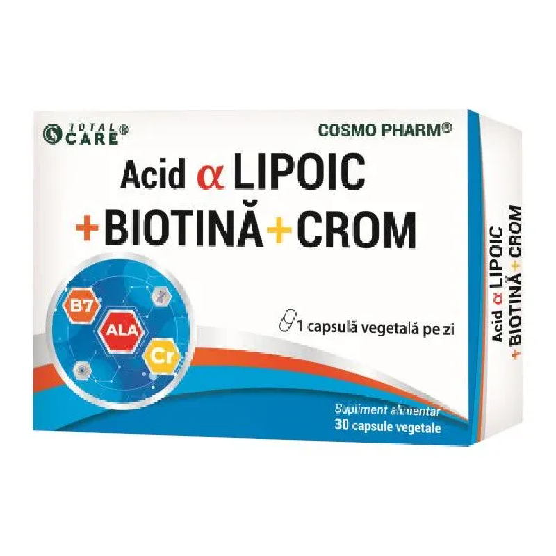 Acid Alfa Lipoic cu Biotina si Crom
