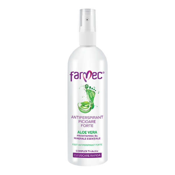 Antiperspirant picioare Forte cu Aloe Vera