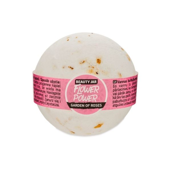 Beauty Jar Bila de baie efervescenta cu trandafir