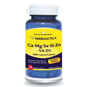 Ca+Mg+Se+Zn organice cu D3