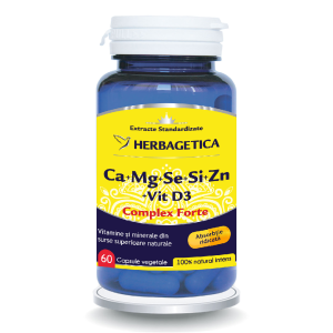 Ca+Mg+Se+Zn organice cu D3