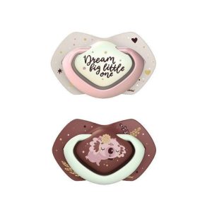 Canpol Babies Suzeta Simetrica de Silicon Sleepy Koala roz fosforescenta 22/660