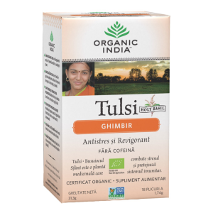 Ceai Tulsi Ghimbir