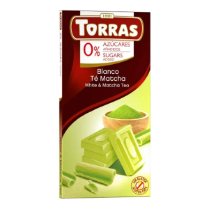 Ciocolata alba cu matcha