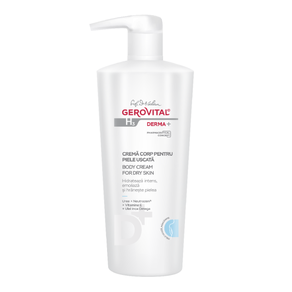 Crema corp pentru piele uscata H3 Derma+