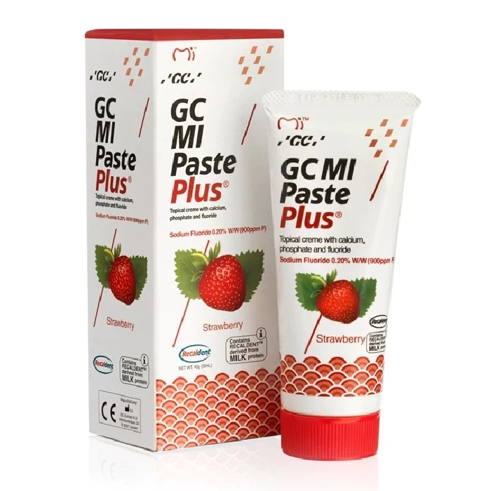 Crema dentara cu aroma de capsuni Mi Paste Plus