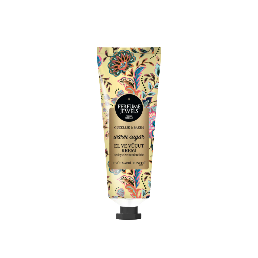 Crema maini si corp Perfume Jewels Warm Sugar 50ml