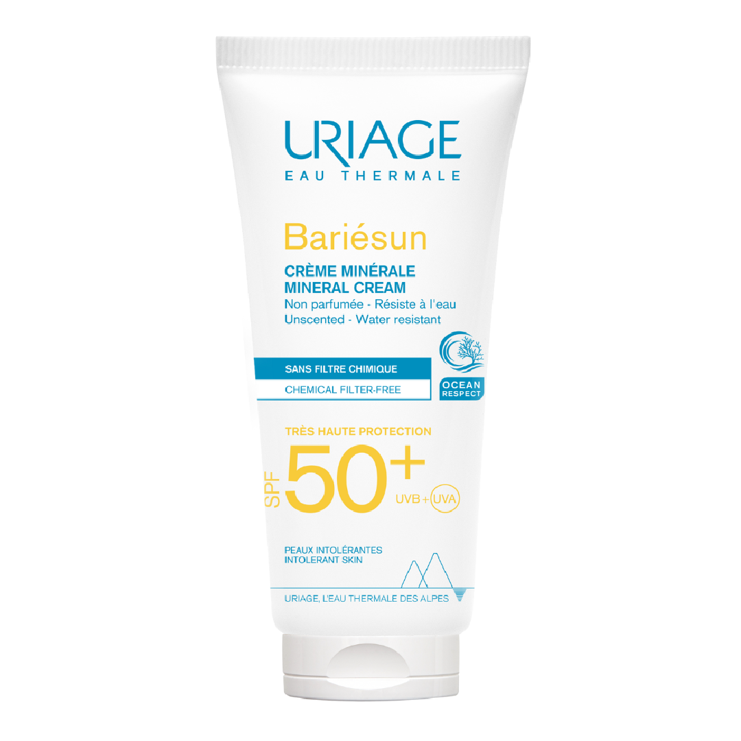 Crema minerala de protectie solara cu SPF 50+ Bariesun