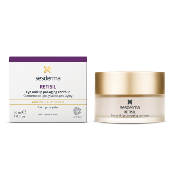 Crema pro-aging pentru conturul ochilor si buzelor Retisil