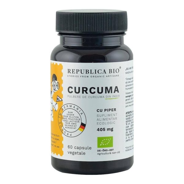 Curcuma cu piper 60 capsule
