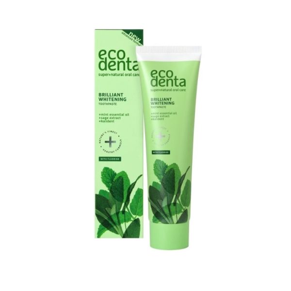 Ecodenta Pasta de dinti pentru albire cu ulei de menta