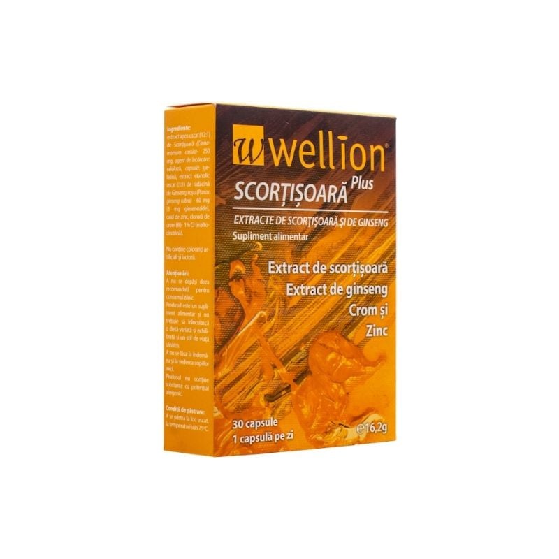 Extract de scortisoara si de ginseng Wellion