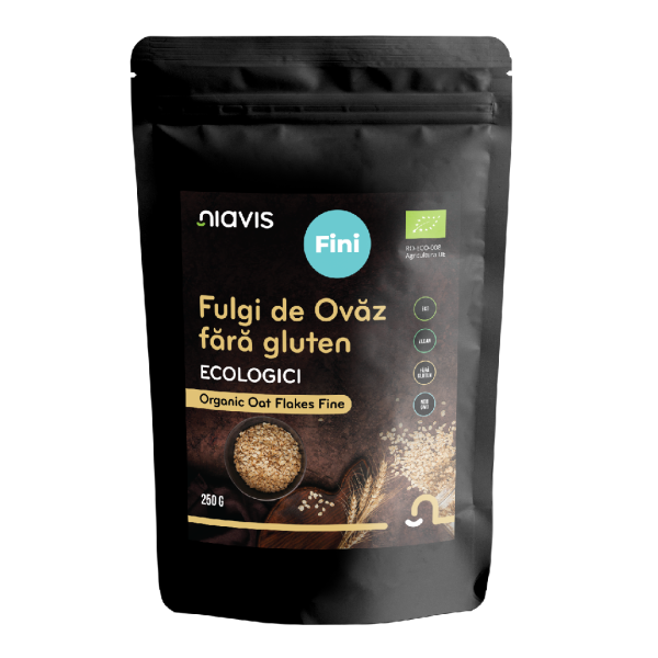 Fulgi de Ovaz Ecologici Fini fara Gluten