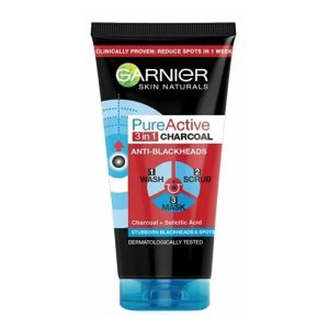 Garnier Pure Active Charcoal gel de curatare 3 in 1