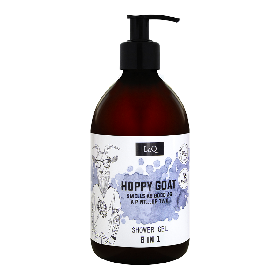 Gel de dus pentru barbati 8-in-1 Hoppy Goat