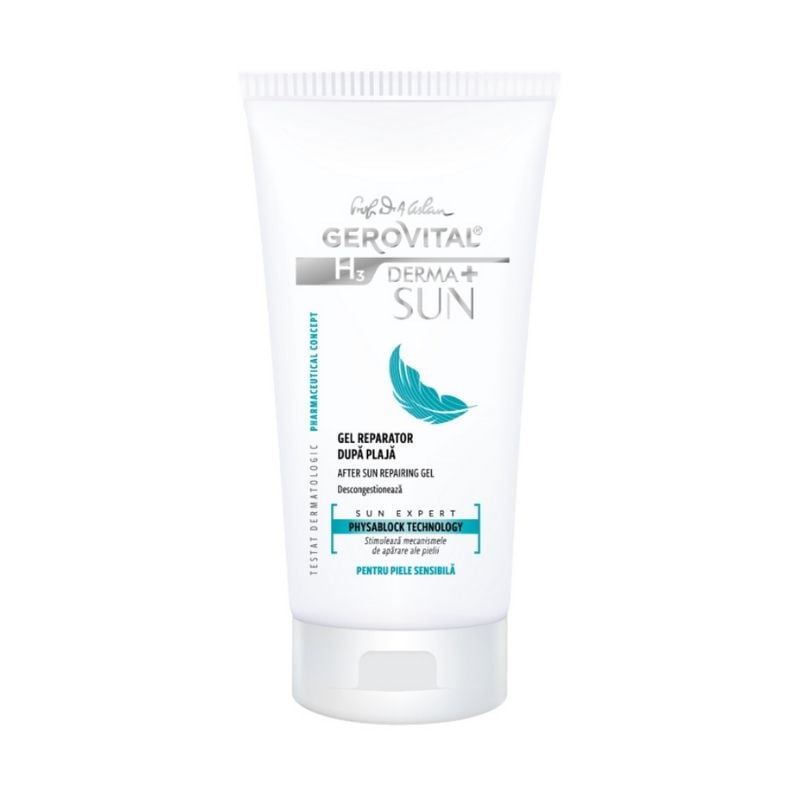 Gel reparator dupa plaja H3 Derma+ Sun