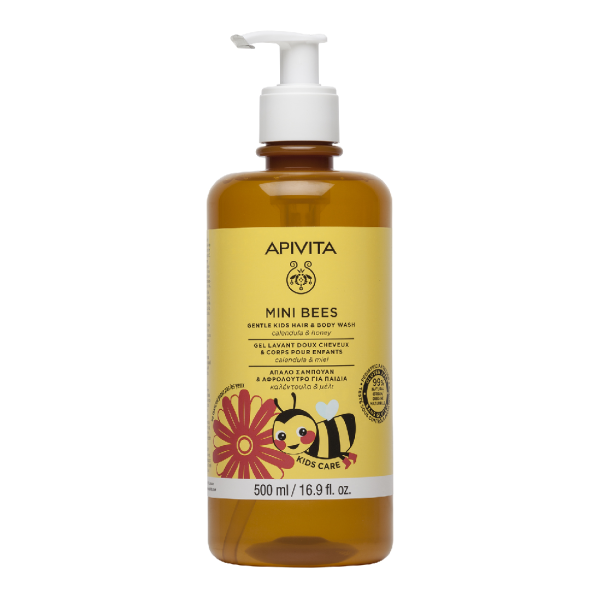 Gel spalare copii pentru par si corp Mini Bees