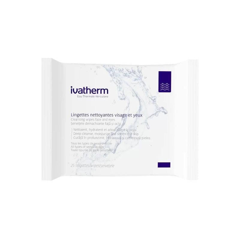 IVATHERM Servetele demachiante fata si ochi