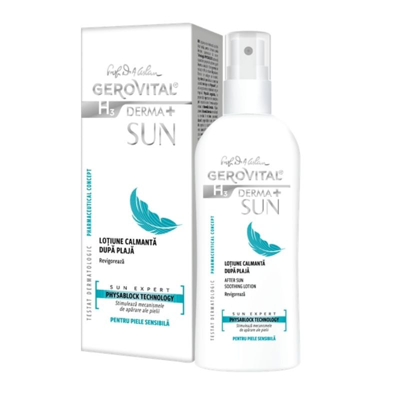 Lotiune calmanta dupa plaja H3 Derma+ Sun
