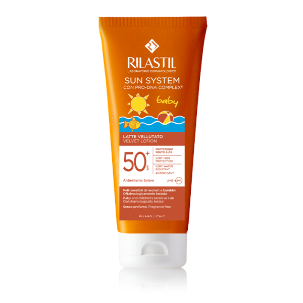 Lotiune catifelata pentru copii SPF 50+ Sun System