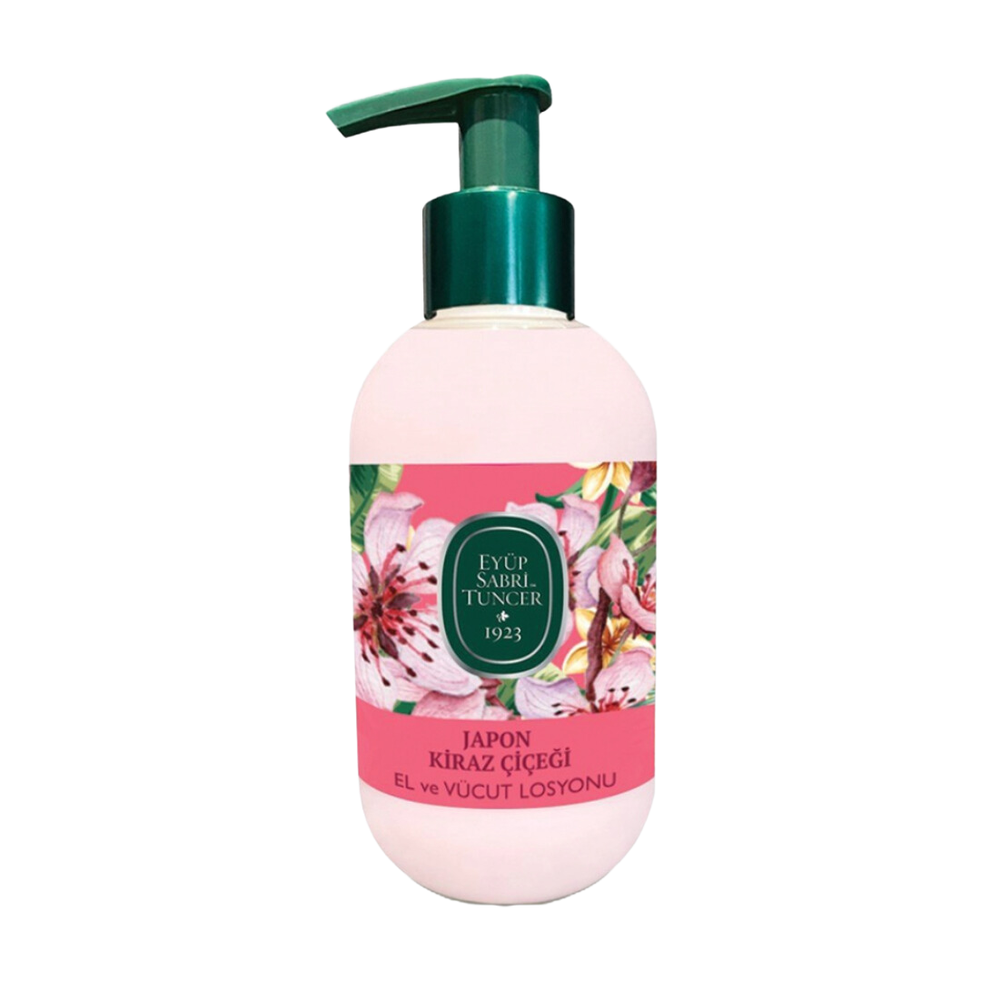 Lotiune de maini si corp cu ulei natural de masline Japanese Cherry Blossom 280ml