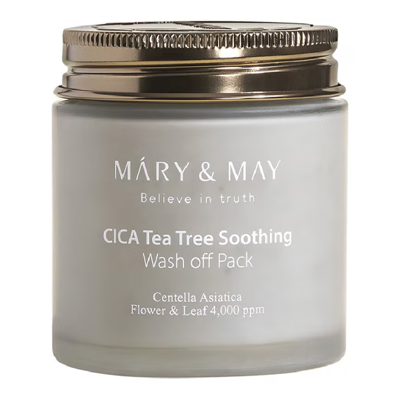 Masca tip wash-off cu extract de centella asiatica si arbore de ceai