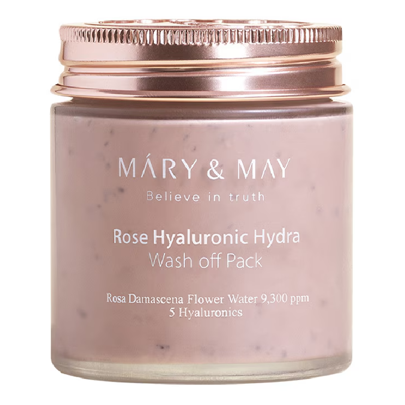Masca tip wash-off cu extract de trandafir si acid hialuronic Rose Hyaluronic Hydra