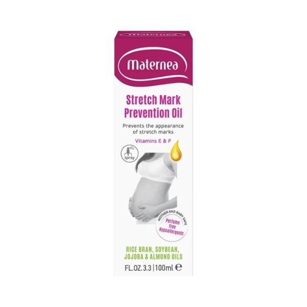 Maternea Spray ulei de prevenire a vergeturilor cu Vit E si F