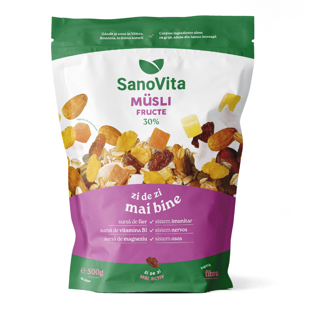 Musli Fructe punga cu zipper