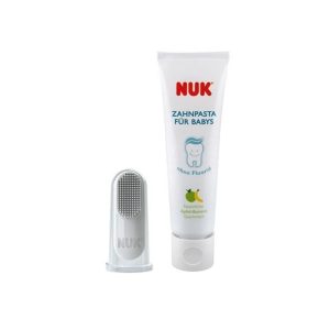 NUK Set Pasta de dinti si periuta de tip degetar