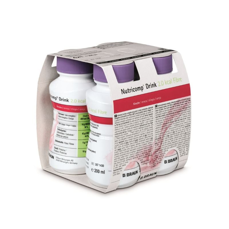 Nutricomp Drink 2Kcal 4 Flacoane Easybottle
