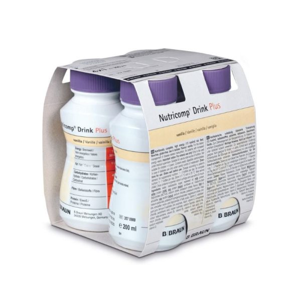 Nutricomp Drink Plus 4 Flacoane Easybottle