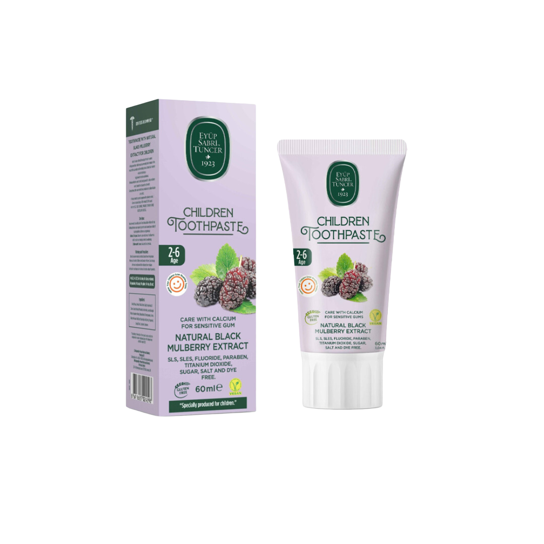 Pasta de dinti cu extract natural din dude negre pt. copii