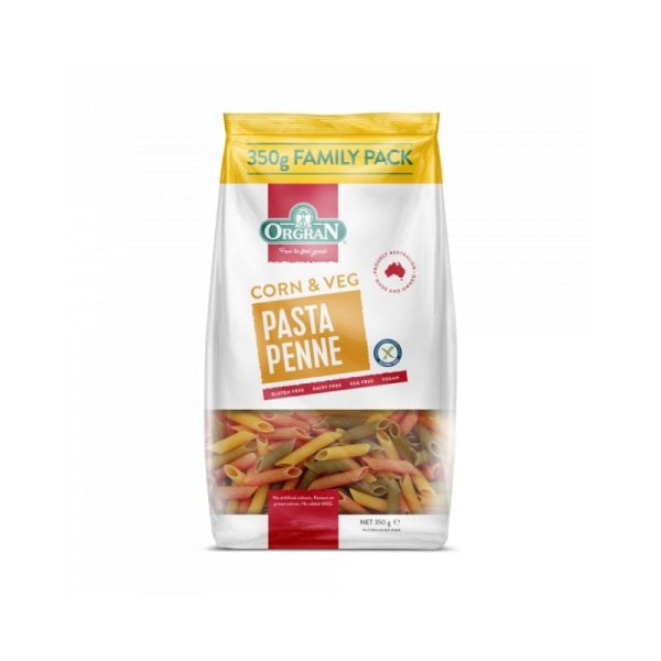 Paste penne din porumb si legume fara gluten
