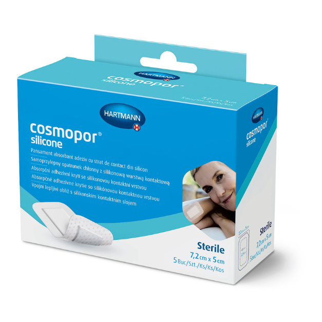 Plasturi autoadezivi Cosmopor Silicone