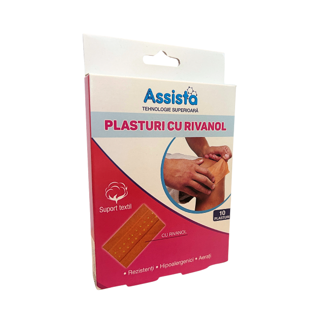Plasturi cu Rivanol 60 mm*100 mm
