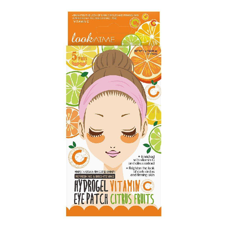 Plasturi de hidrogel revigoranti si iluminatori cu vitamina C