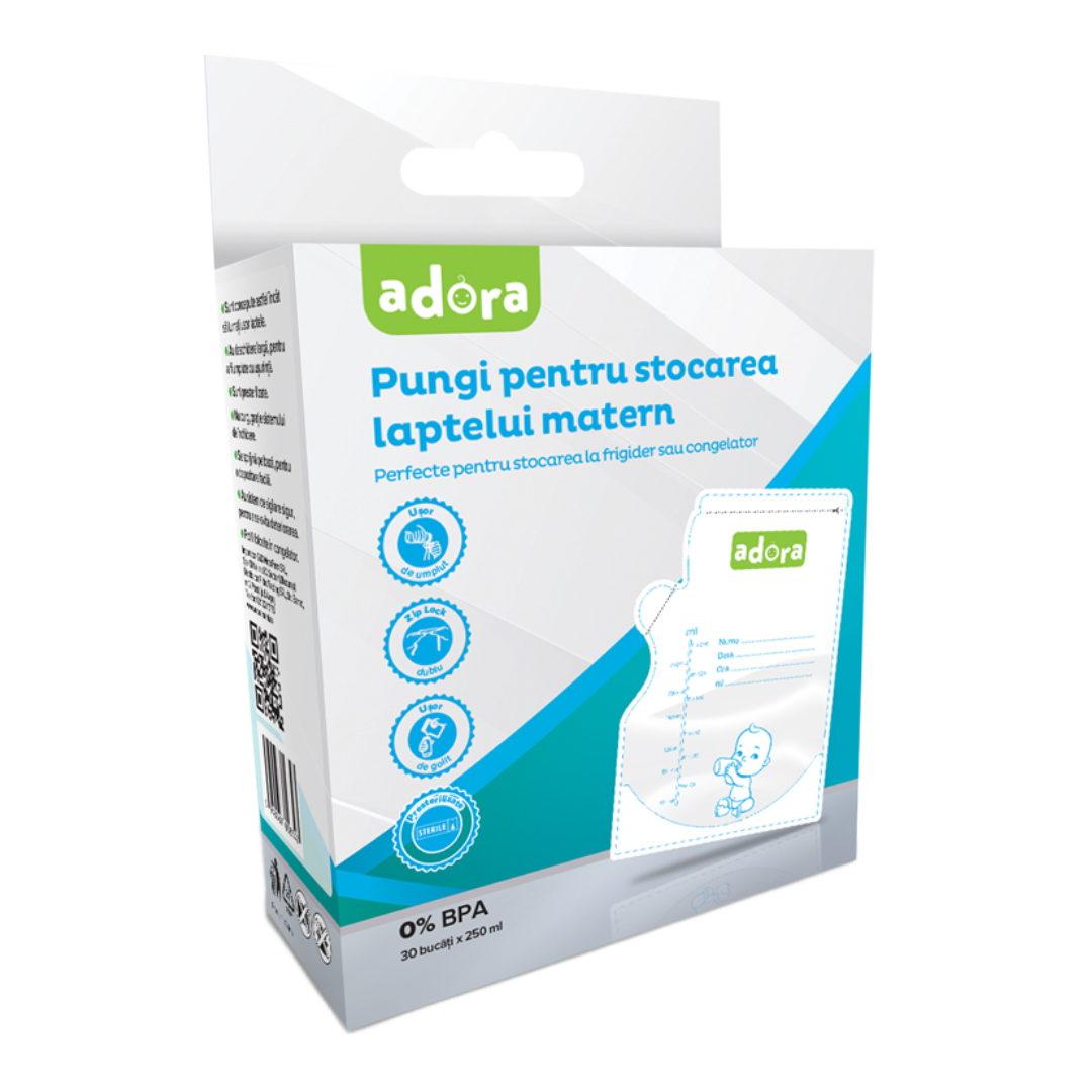 Pungi pentru stocarea laptelui matern