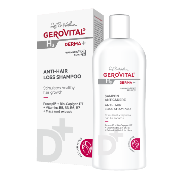 Sampon anticadere H3 Derma+