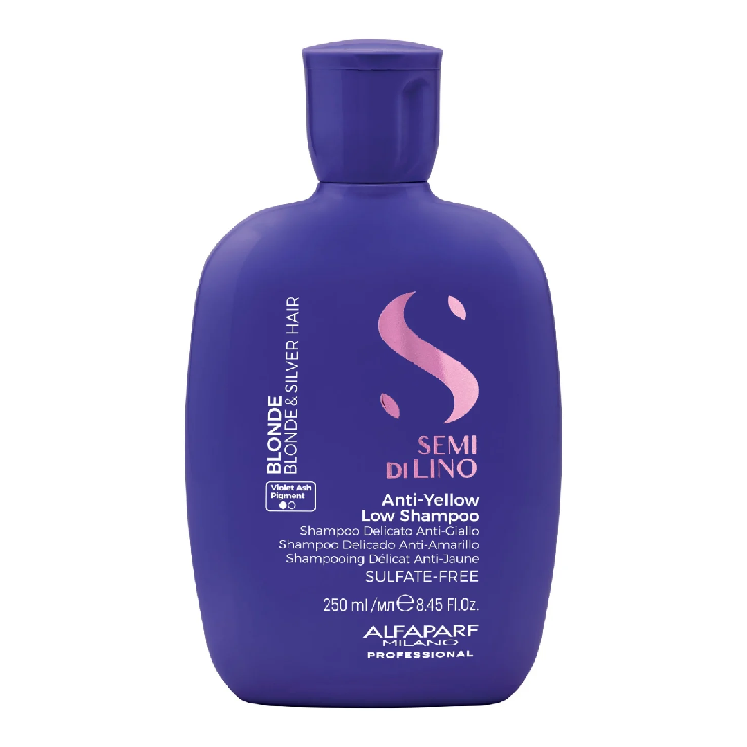 Sampon pentru neutralizarea tonurilor de galben Semi di Lino Blonde Anti-Yello