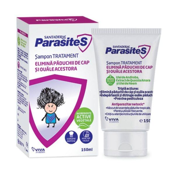 Santaderm Parasites sampon tratament paduchi