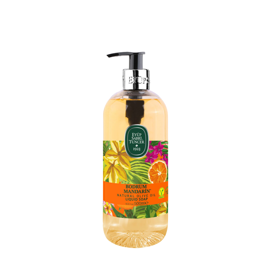 Sapun lichid cu ulei natural de masline Bodrum Mandarin 500 ml