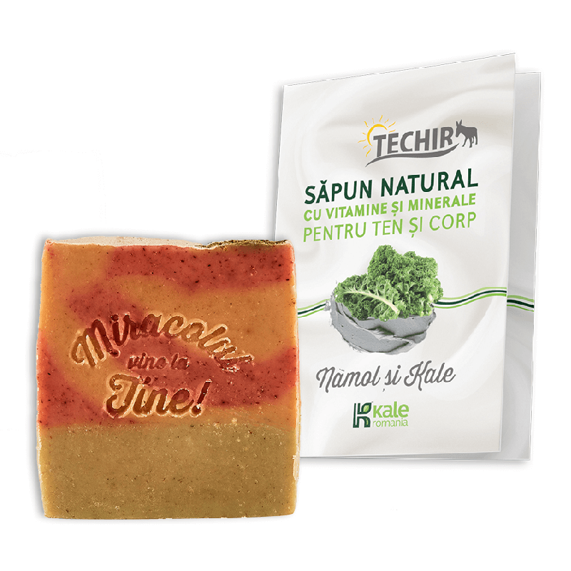 Sapun natural bogat in vitamine si minerale pentru ten si corp cu namol si kale