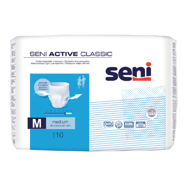 Scutece tip chilot pentru adulti Active Classic Medium