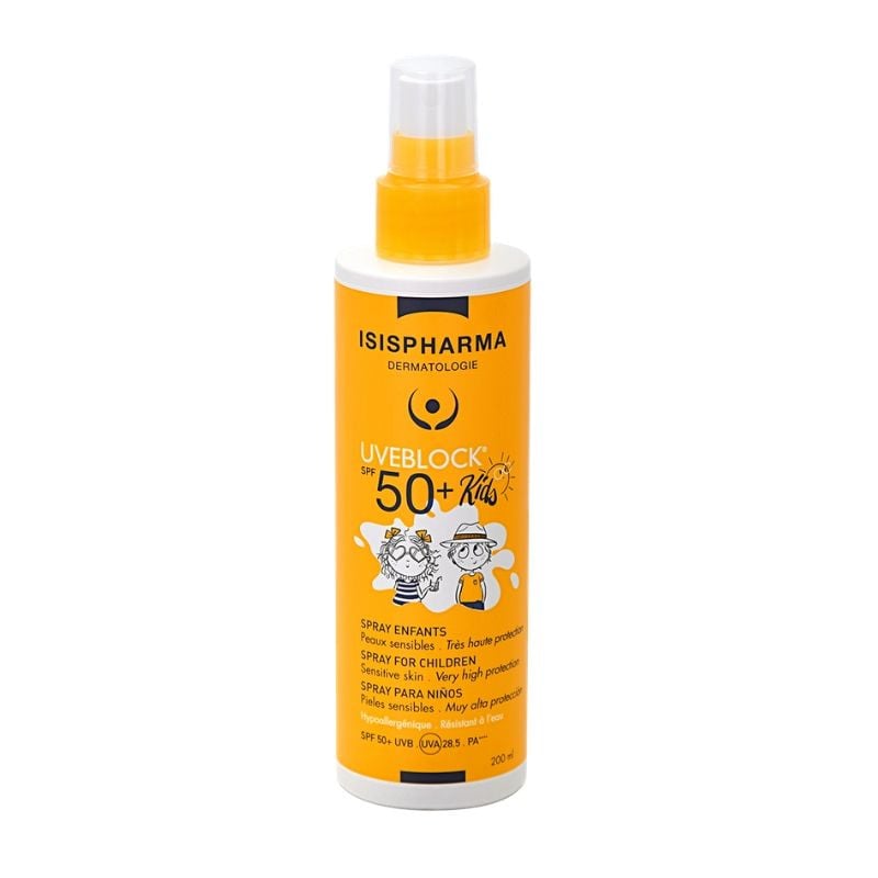 Spray cu protectie solara pentru copii UVEBLOCK SPF50+
