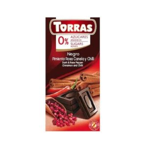 TORRAS Ciocolata neagra cu piper rosu