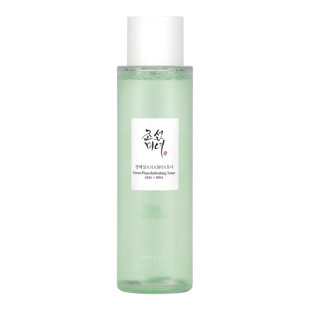 Toner de fata cu acid AHA si BHA Green Plum Refreshing Toner