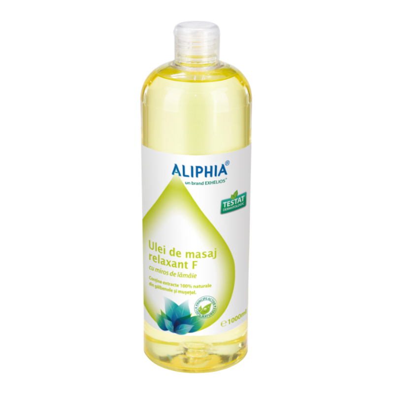 Ulei de masaj relaxant F cu miros de lamaie