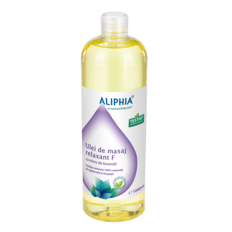 Ulei de masaj relaxant F cu miros de lavanda