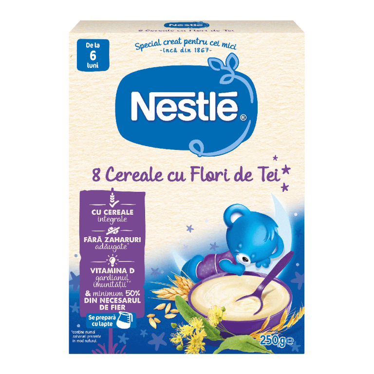 Cum ajută cerealele cu flori de tei somnul liniștit al bebelușului tău?